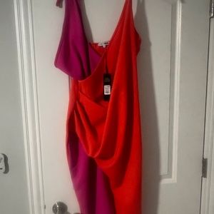 NWT Fashion Nova Colorblock Dress 2X